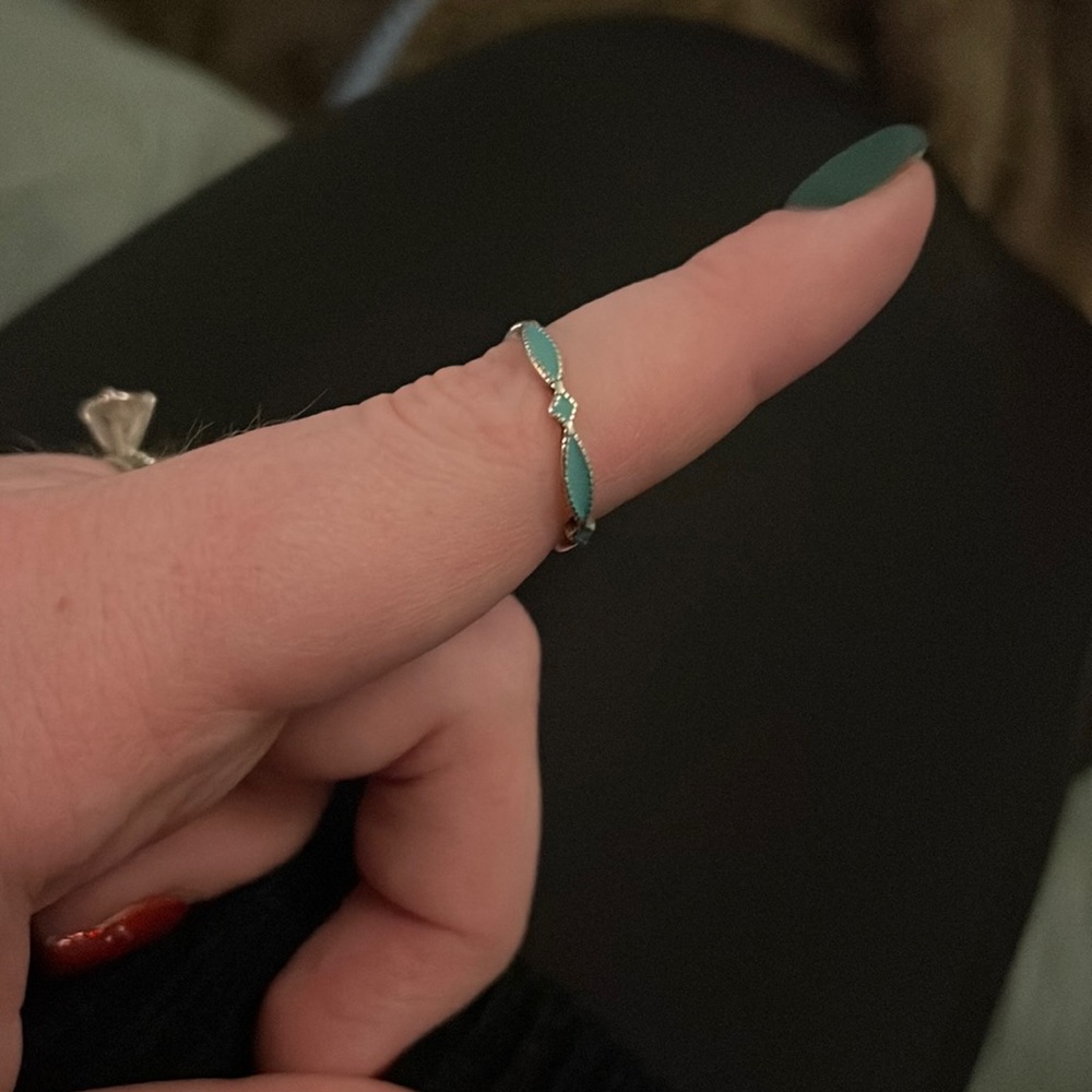 James Avery turquoise cordoba ring sz 6